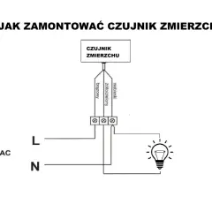 Schemat podłączenia czujnika zmierzchu. Dowiedz się, jak ustawić czujnik ruchu i zmierzchu, by automatycznie włączał światło.