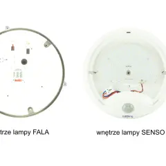 Wnętrza lamp LED FALA i SENSO. Dowiedz się, co ile wymieniać lampy LED, by cieszyć się długotrwałym światłem.
