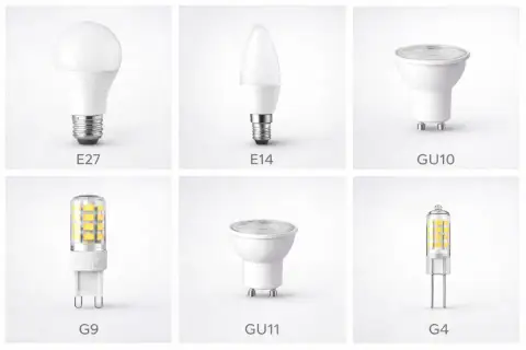 Różne rodzaje żarówek LED: E27, E14, GU10, G9, GU11, G4. Zastanawiasz się, ile lumenów daje 4000 kelwinów?