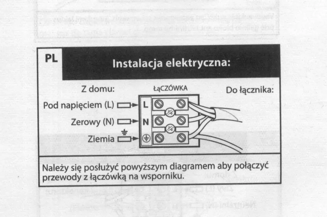Schemat instalacji elektrycznej: jak podłączyć żyrandol z wiatrakiem. Pokazuje połączenie przewodów z domu do łączówki.