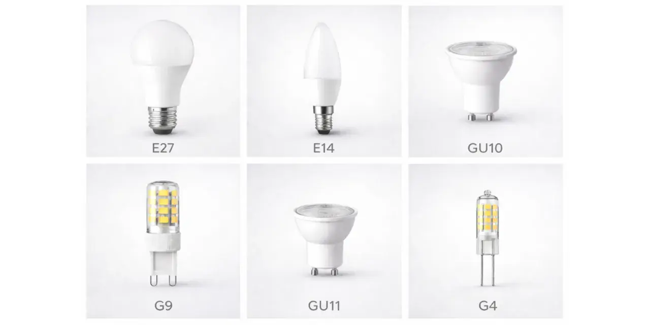 Różne rodzaje żarówek LED: E27, E14, GU10, G9, GU11, G4. Zastanawiasz się, ile lumenów daje 4000 kelwinów?